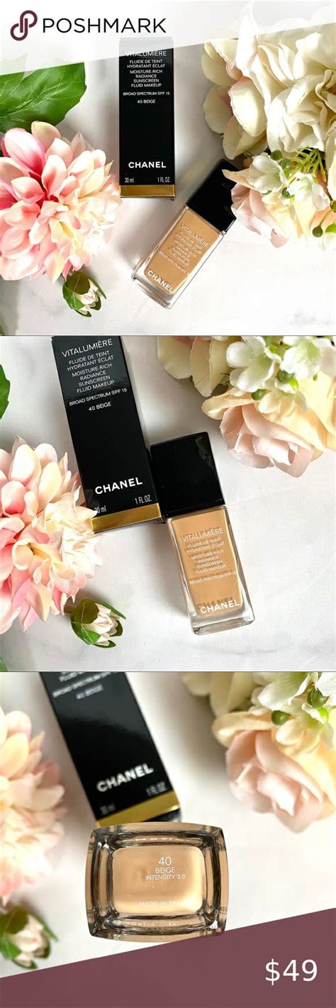 chanel vitalumiere aqua shade guide|chanel vitalumiere aqua 40 beige.